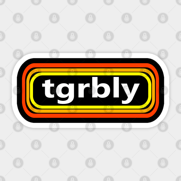 TigerBelly Sticker by Amberstore